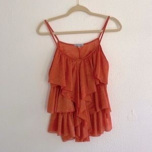 Charlotte Russe Ruffle Top M/L